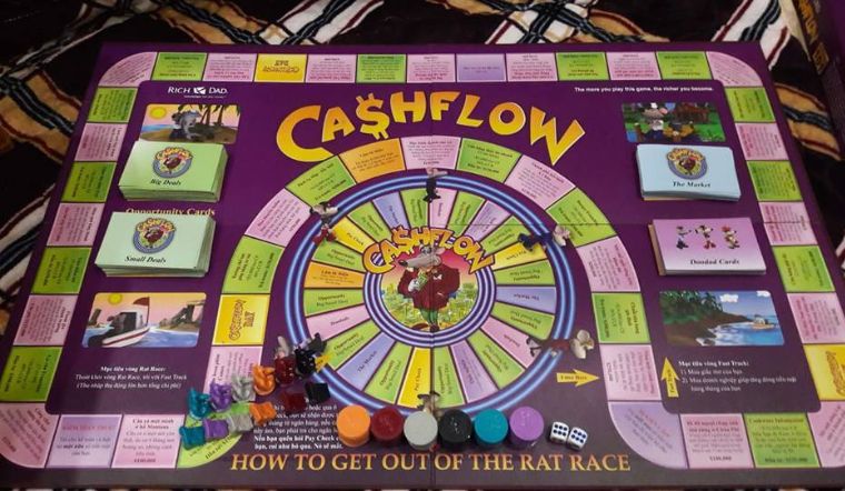 Đọc 5 phút biết ngay luật chơi board game Cashflow 101