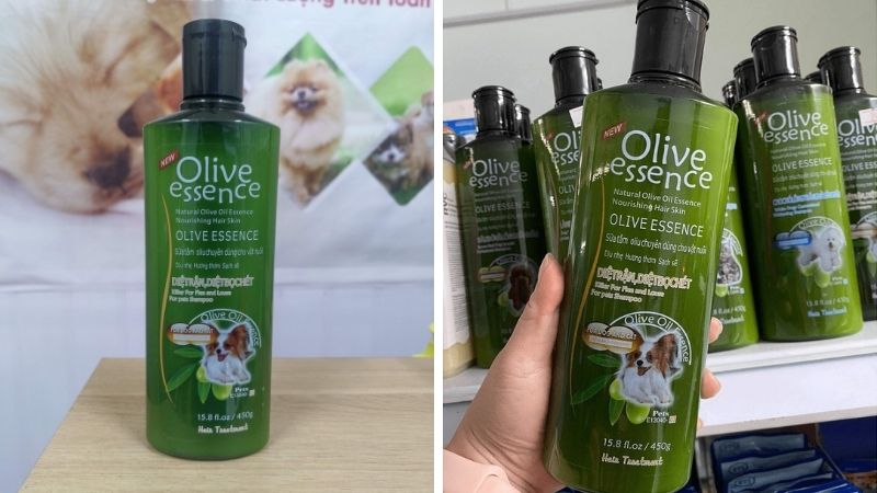 Sữa tắm diệt ve rận, bọ chét Olive Essence Killer For Flea and Louse