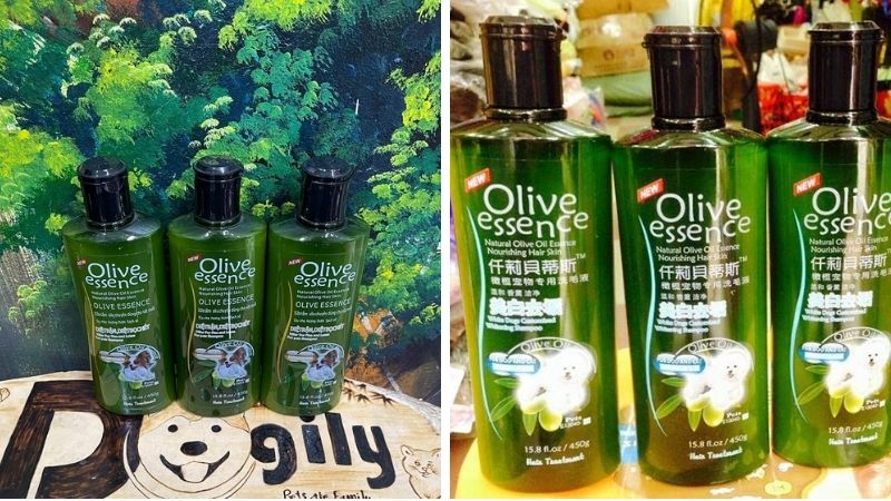 Sữa tắm sáng bóng, dưỡng lông - Olive Essence Light & Trichomadesis