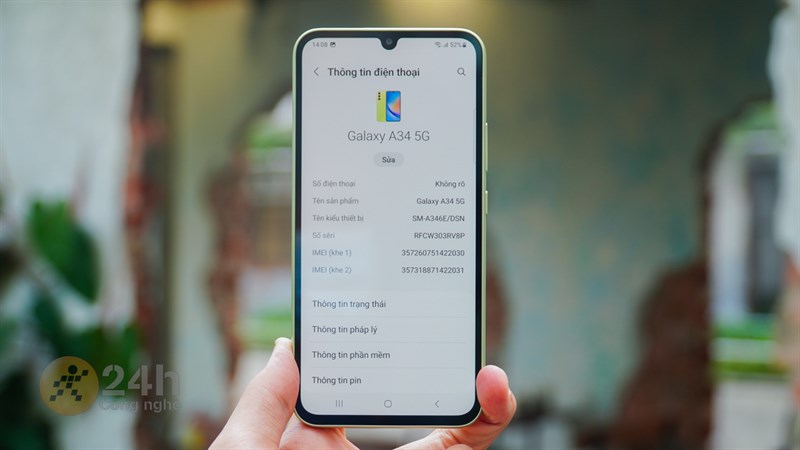 Galaxy A34 5G sở hữu cấu hình tốt với Dimensity 1080