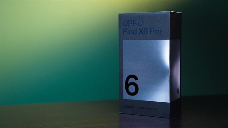 Hộp đựng OPPO Find X6 Pro được thiết kế rất sang trọng và mạnh mẽ