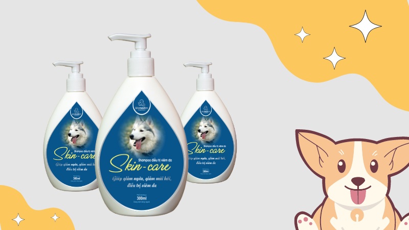 Sữa tắm cho chó chống rụng lông Skin - care