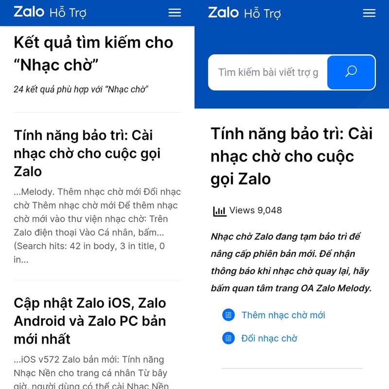 Hướng dẫn cài đặt nhạc chờ Zalo