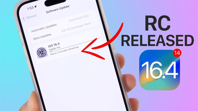 Cách cập nhật iOS 16.4 RC