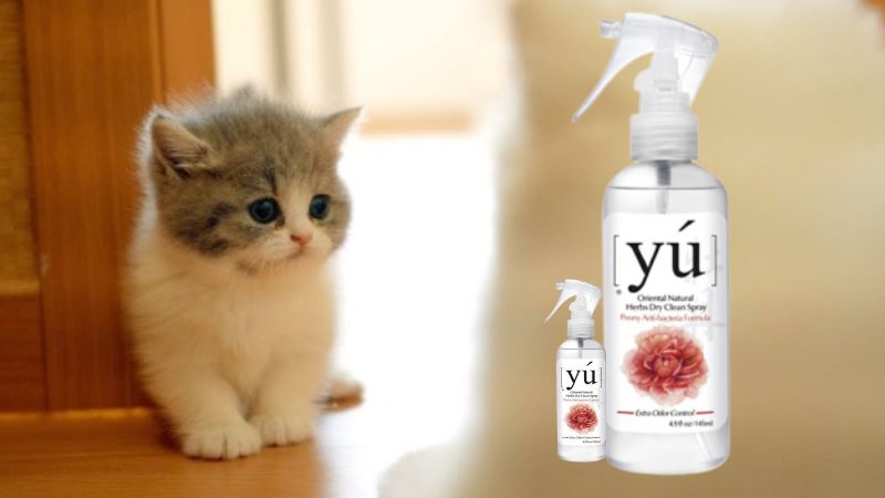 Sữa tắm khô cho mèo Yu