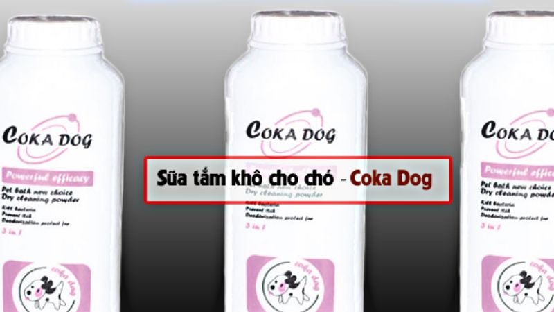 Sữa tắm khô cho chó Coka Dog