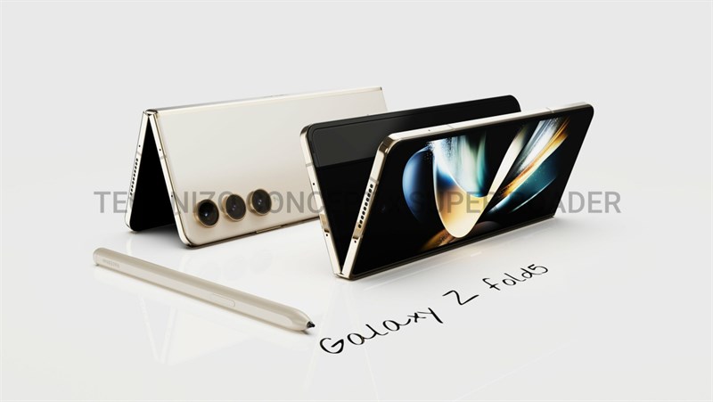 Concept Samsung Galaxy Z Fold5 mới từ Technizo và SuperRoader