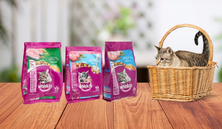 Top 3 thức ăn hạt cho mèo Whiskas được ưa chuộng hiện nay