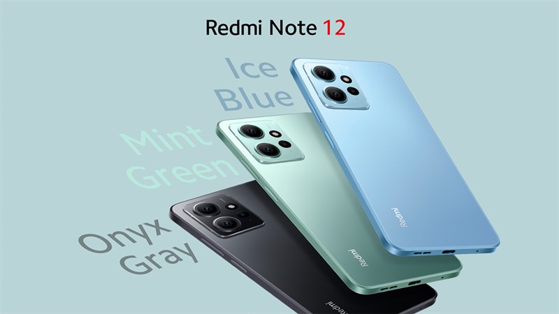 Thiết kế và các tuỳ chọn màu dành cho Redmi Note 12
