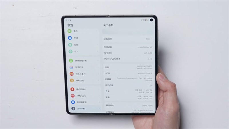 Huawei Mate X3 được trang bị Snapdragon 8+ Gen 1