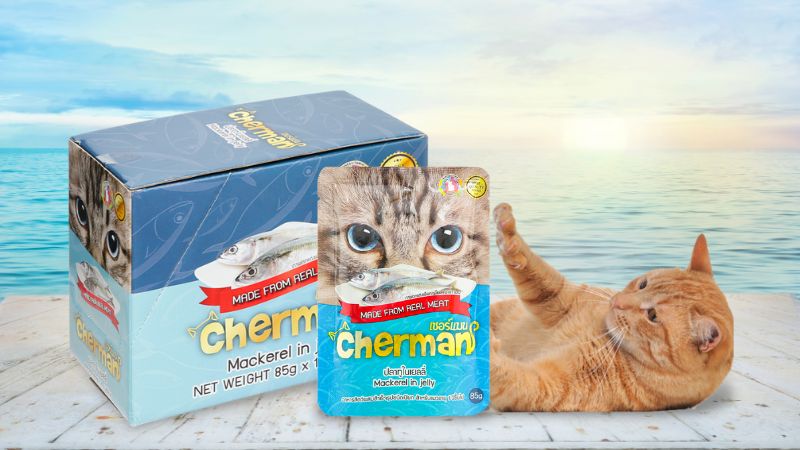 Pate cho mèo Cherman vị cá thu Pate cho mèo Cherman vị cá thu