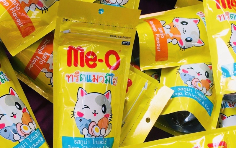 Lợi ích của bánh thưởng cho mèo Meo-O