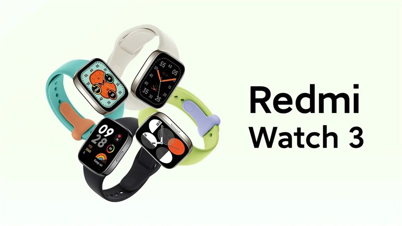 Redmi Watch 3 ra mắt toàn cầu