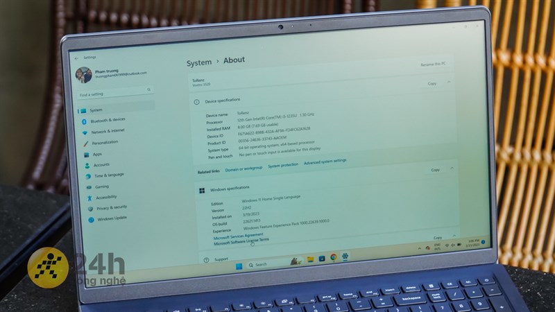 Dell Vostro 3520 sở hữu nhiều thông số phần cứng ấn tượng. Dell Vostro 3520 sở hữu nhiều thông số phần cứng ấn tượng.
