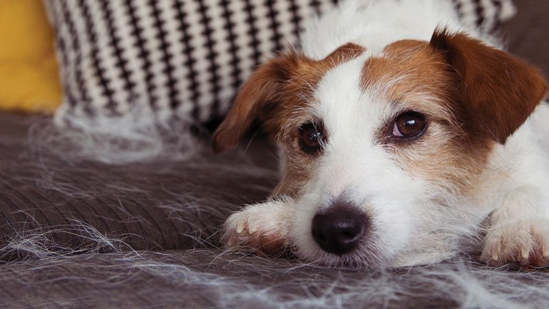How often do dogs shed hair?