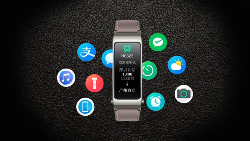 Huawei TalkBand B7 'trình làng', với lớp vỏ làm bằng thép không gỉ, chống ồn cực tốt