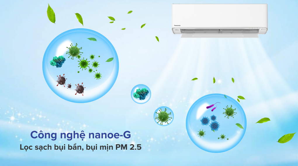 Đánh giá dòng máy lạnh Panasonic hai chiều cao cấp XZ năm 2023 - Công nghệ Nanoe-G