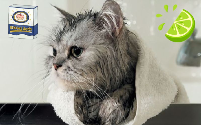 Image of cat shampoo for odor elimination