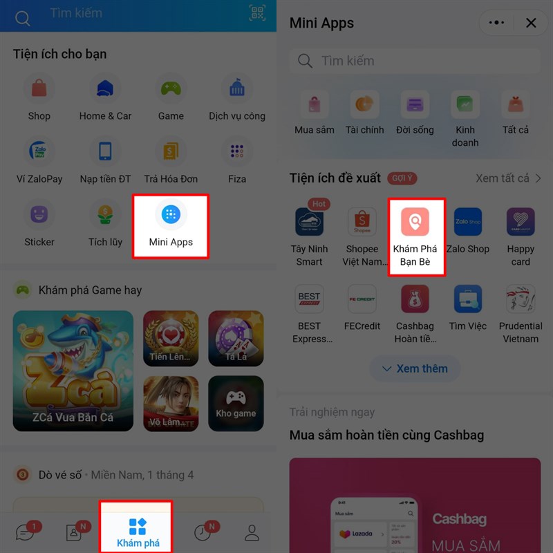 Hướng dẫn cách bật địa chỉ, số điện thoại hẹn hò trên Zalo