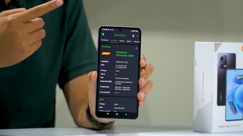 Redmi Note 12 Pro 5G được trang bị chip Dimensity 1080 Redmi Note 12 Pro 5G được trang bị chip Dimensity 1080