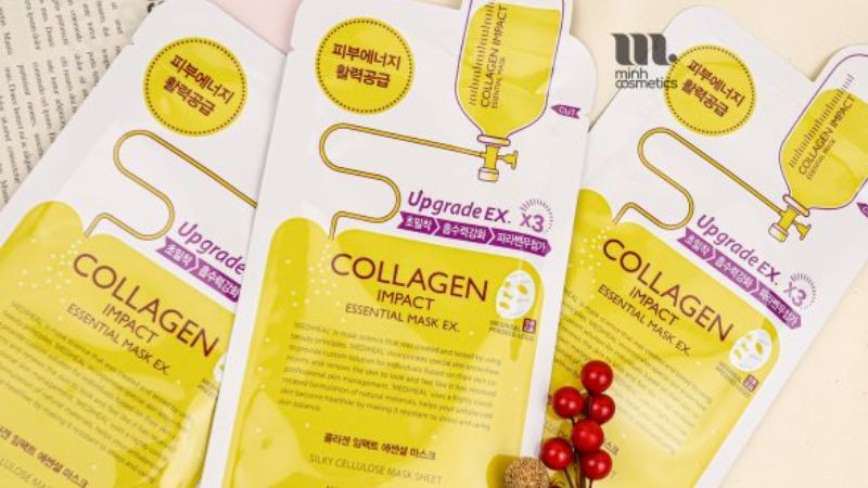 Mặt Nạ Mediheal Collagen Impact Essential Mask Phục Hồi Da Chiết Xuất Collagen