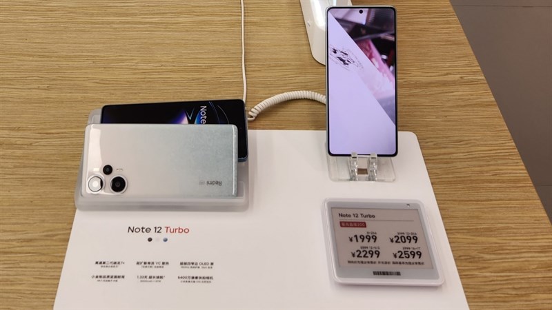 Giá bán của Redmi Note 12 Turbo tại Trung Quốc Giá bán của Redmi Note 12 Turbo tại Trung Quốc