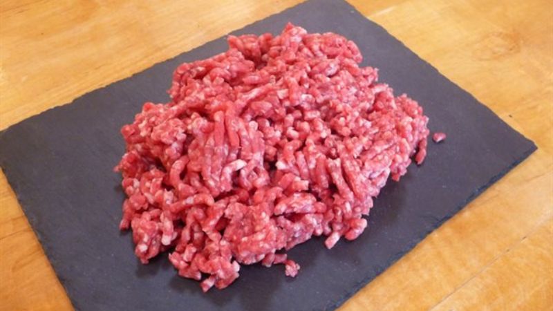 Pre-ground beef