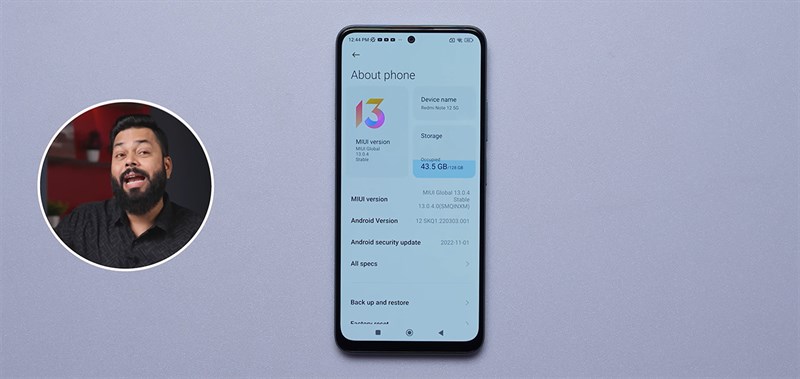Cấu hình Redmi Note 12 5G nổi bật với con chip Snapdragon 4 Gen 1