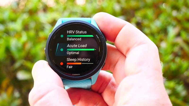 Forerunner 265 của Garmin được trang bị cảm biến Elevate V4 mới nhất. Forerunner 265 của Garmin được trang bị cảm biến Elevate V4 mới nhất.