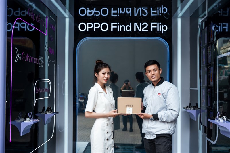 Hòa mình vào sự kiện trải nghiệm OPPO Find N2 Flip