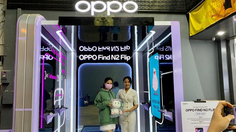 Hòa mình vào sự kiện trải nghiệm OPPO Find N2 Flip