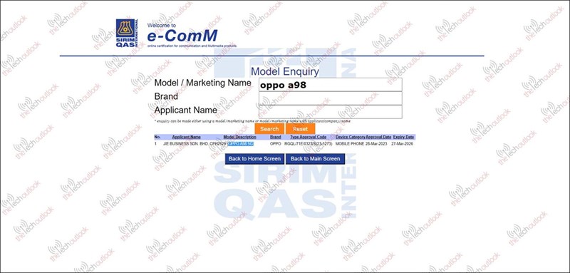 OPPO A98 đạt thêm chứng nhận mới