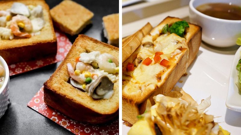 Coffin bread is a famous food in Taiwan