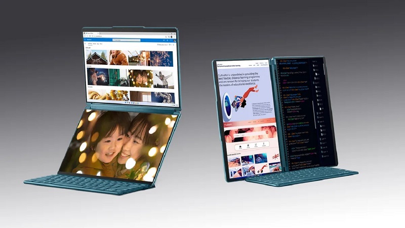 Lenovo YOGA Booook 18i lấy cảm hứng từ YOGA Book 9i hai màn hình Lenovo YOGA Booook 18i lấy cảm hứng từ YOGA Book 9i hai màn hình