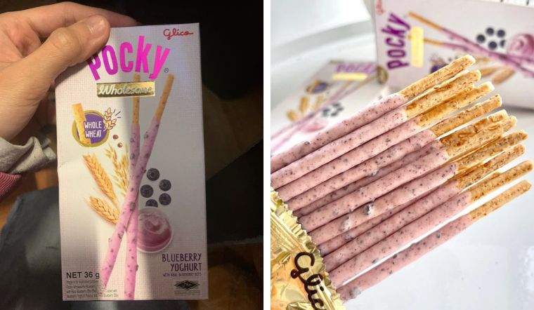 Ngon - khỏe - đẹp cùng bánh que Pocky vị sữa chua việt quất