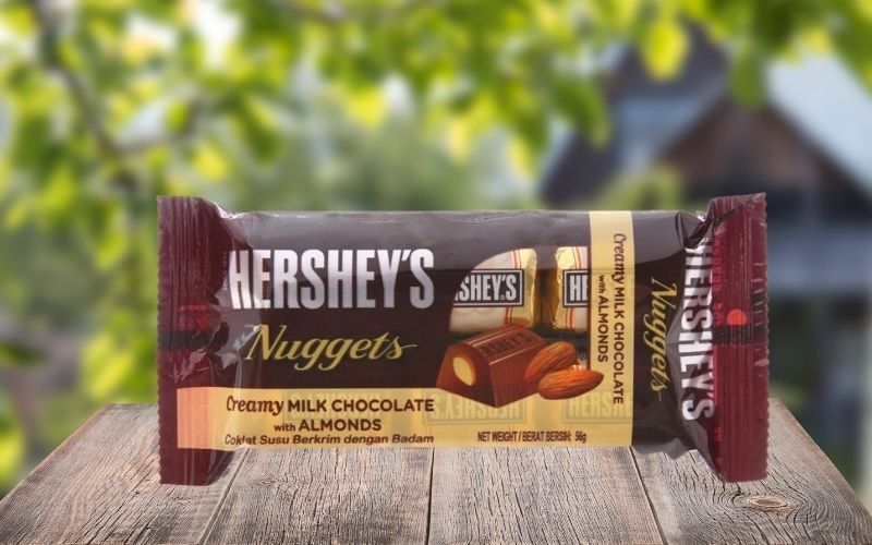 Socola Hershey's nuggets kem sữa hạnh nhân 56g