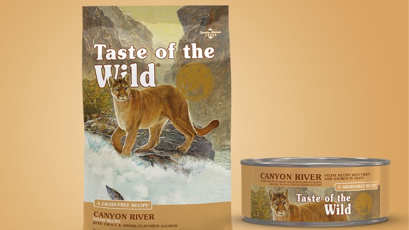 Thức ăn ướt và thức ăn khô cho mèo Taste of the Wild Canyon River