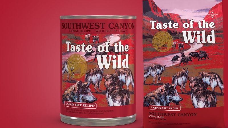 Thức ăn ướt và thức ăn khô cho chó Taste of the Wild Southwest Canyon