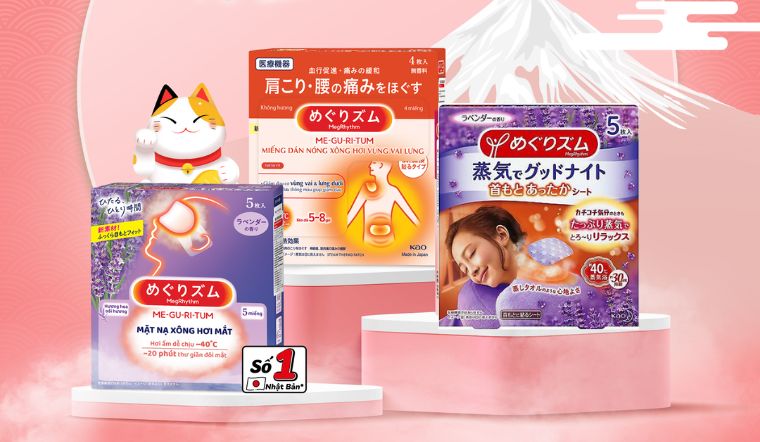 Chăm sóc sức khỏe gia đình cùng miếng dán xông hơi MegRhythm