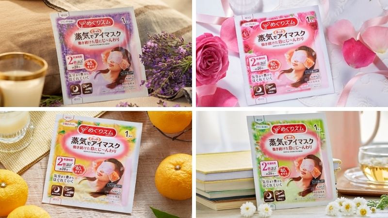 Các sản phẩm mặt nạ xông hơi mắt MegRhythm