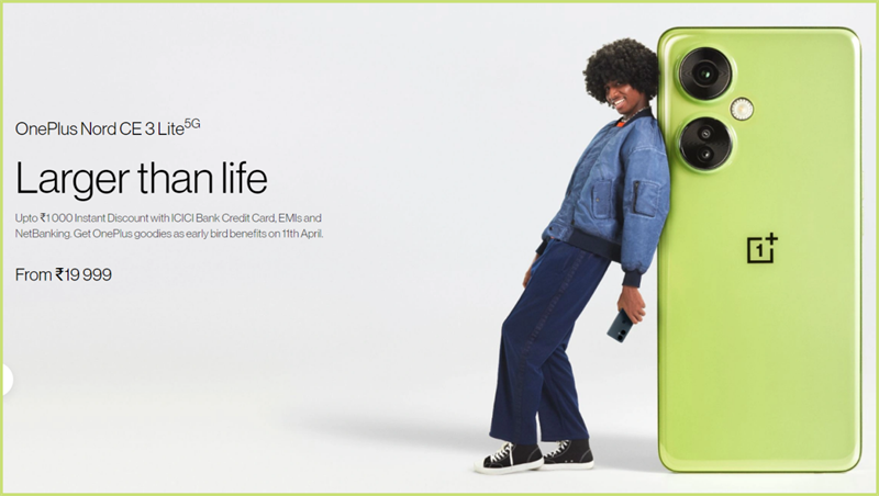 OnePlus Nord CE 3 Lite 5G sẽ được mở bán tại Ấn Độ từ ngày 11/4/2023
