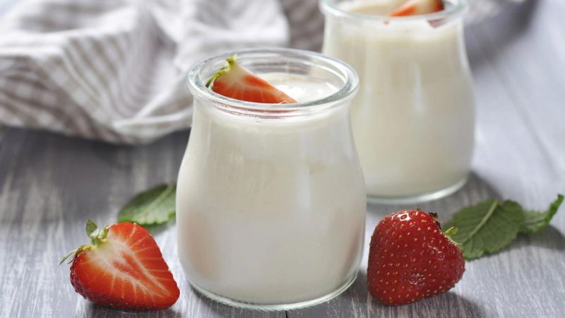 Sữa và sữa chua cung cấp nhiều protein và canxi