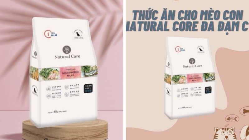 Hạt cho mèo mọi lứa tuổi đa đạm Natural Core ECO C1