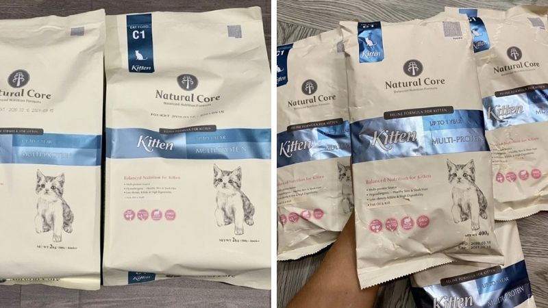Hạt Cho Mèo Con Hữu Cơ Natural Core Kitten