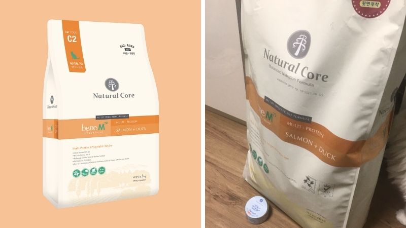 Hạt Mèo Natural Core Bene M70 Multi-Protein Salmon & Duck