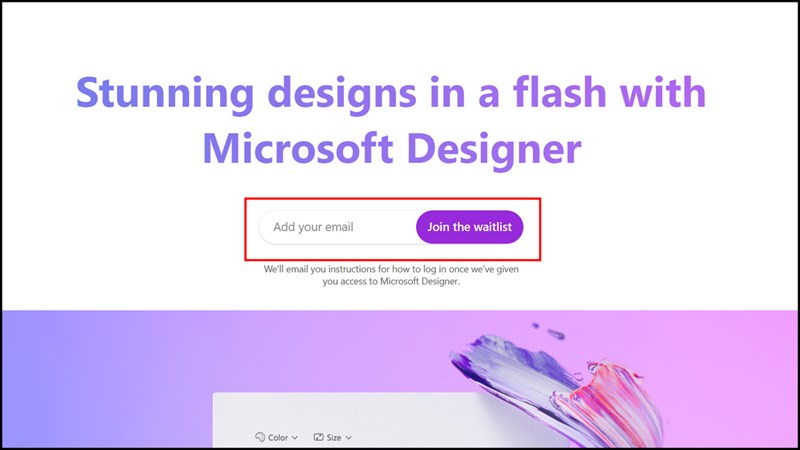 Cách đăng ký tài khoản Microsoft Designer