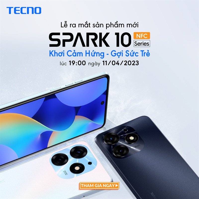 Tecno Spark 10 Series ấn định ngày ra mắt tại Việt Nam