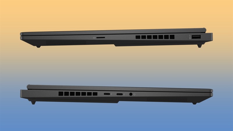 Các cổng kết nối trên HP Omen Transcend 16