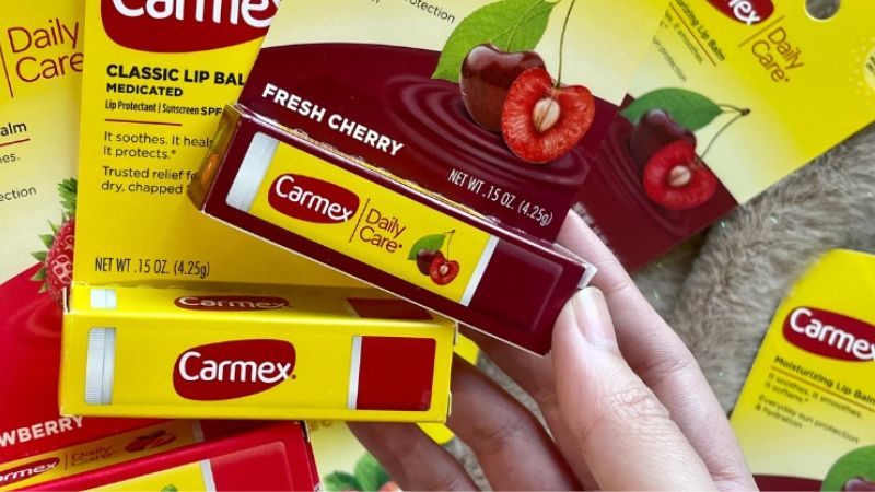 Thiết kế bao bì sản phẩm son dưỡng Carmex