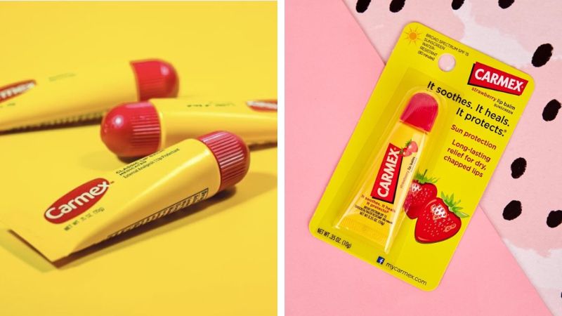 Mẫu tuýp son dưỡng Carmex